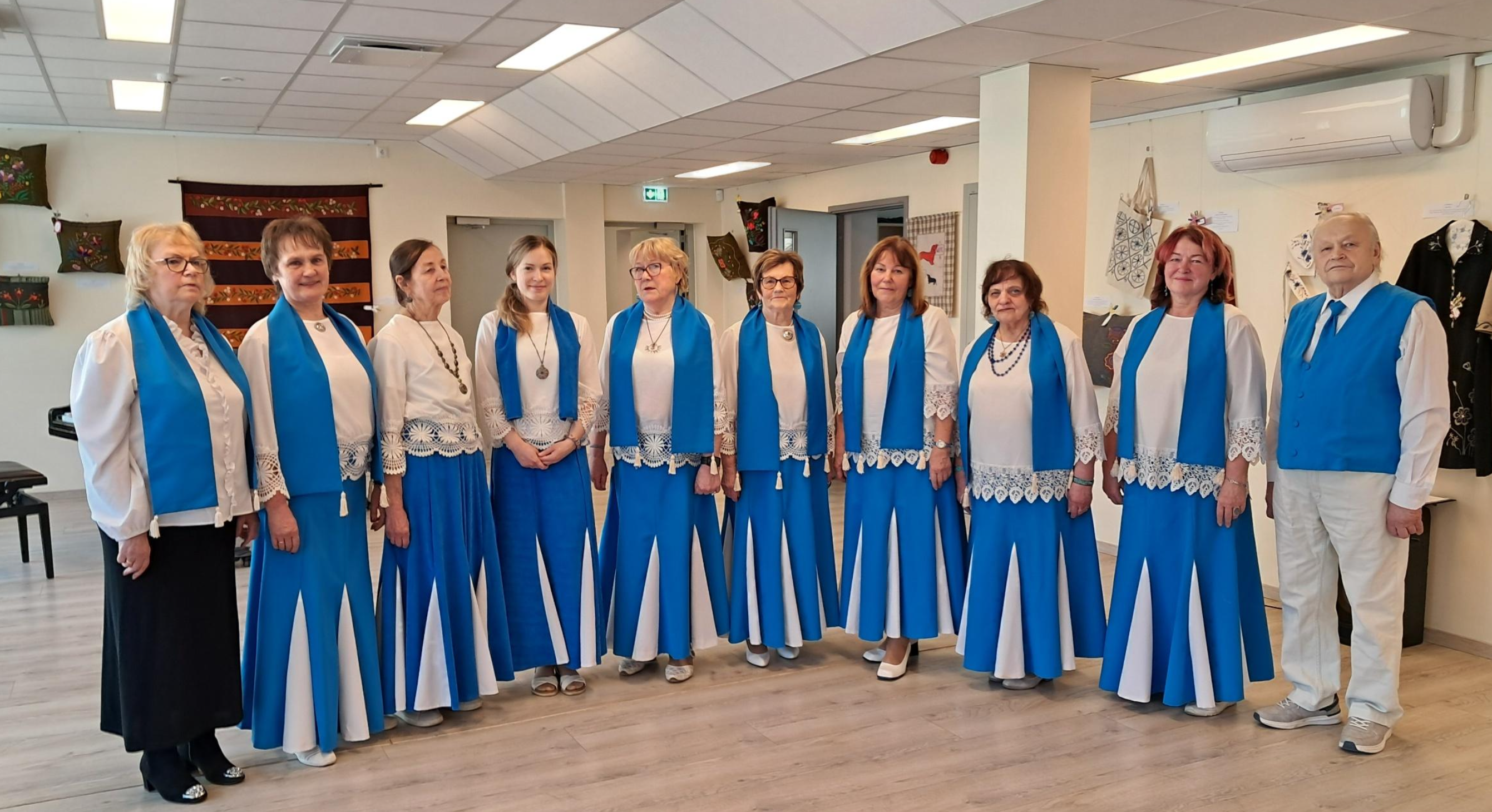 Ansambel Liiso 08. aprillil 2026 Haabersti tegevuskeskuses enne 30 tegevusaasta tähistamise kontserti.